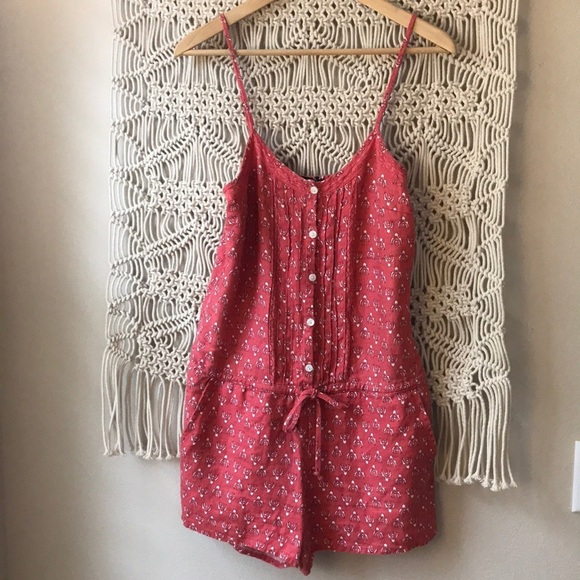 Sanctuary NWT XS linen floral romper - Picture 2 of 8